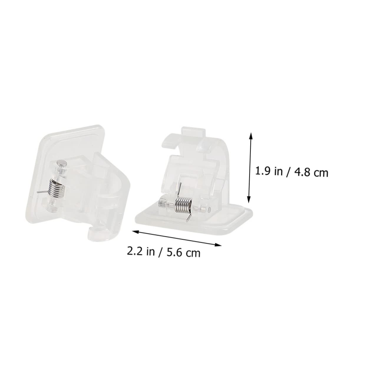 TOPBATHY 3 Set Gancio Appiccicoso per Asta per Tende Aste - Staffa Asta Appendiabiti Supporto per Staffa per Asta Senza Chiodi Attaccapanni per Tende per Camera da Letto 4 Pezzi * 3