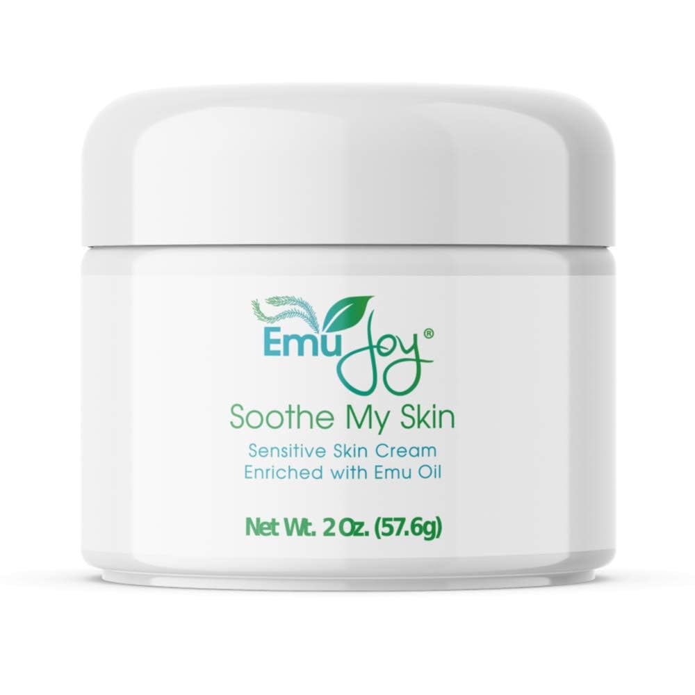 Soothe My Skin Cream - Stocking Stuffers. Eczema Cream Psoriasis Atopic Dermatitis Lichen Sclerosus. Emu Oil with Only Natural Ingredients (New Packaging)