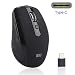 Modao Type C Wireless Mouse, Ergonomic 2.4Ghz USB C Wireless Mouse for MacBook 12", MacBook Pro 2016/2017, Chromebook and More USB C Devices (Black)