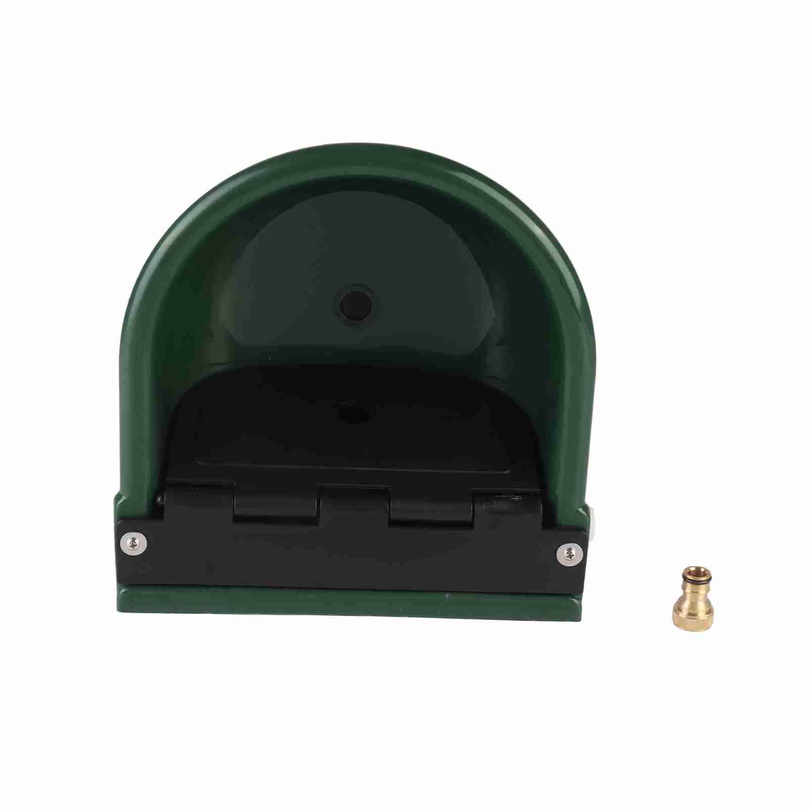 Wakects Abbeveratoio Automatico per Bestiame, PP e Rame, Ugello in Ottone, 4L, 28 x 26.5cm, per Cavallo/Pony/Mucca/Cani