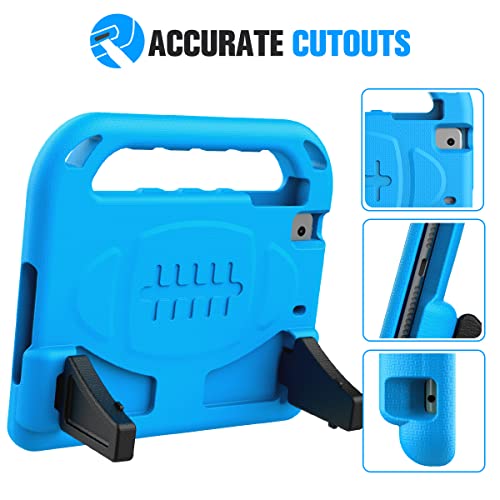 Ledniceker Kids Case For Ipad Mini 1 2 3 4 5 - Light Weight Shock Proof Handle Friendly Convertible Stand Kids Case For Ipad Mini, Mini 5 (2019), Mini 4, Ipad Mini 3Rd Generation, Mini 2 Tablet - Blue #TOP7