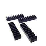 Lego® Parts: Technic, Gear Rack 1 x 4 (Pack of 4 - Black)