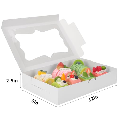 48 Bakery Boxes for Chocolate Covered Strawberries and Cookies