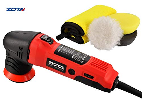 ZOTA Polisher, 3" Orbital Polisher, Mini Portable Rotary Polisher Kit with 3 Polishing