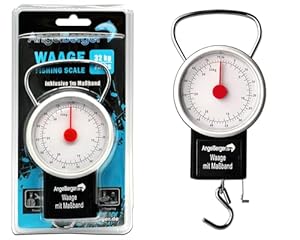 Angel-Berger Waage mit Maßband Anglerwaage