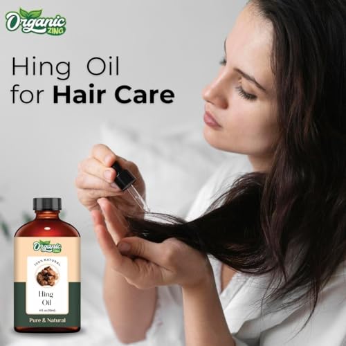 Image of Organic Zing Hing (Ferula assa-foetida) Oil | Pure & Natural Essential Oil for Skincare and Hair Care - 118ml /3.99fl oz