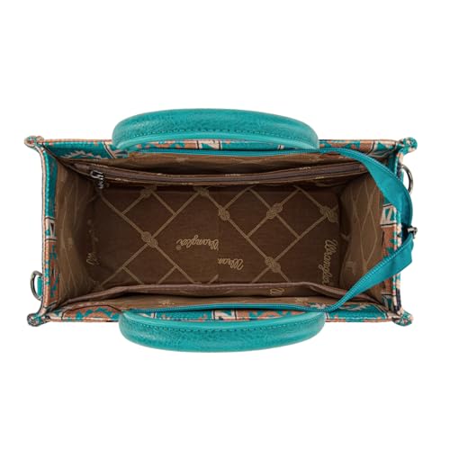Image of Wrangler Aztec Tote Bag for Women Boho Shoulder Purses and Handbags