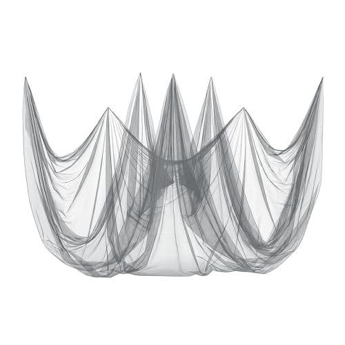 Image of 33x10ft Ultra-fine Mesh Mosquito Net, Patio Screen Netting, 1Pc Gray