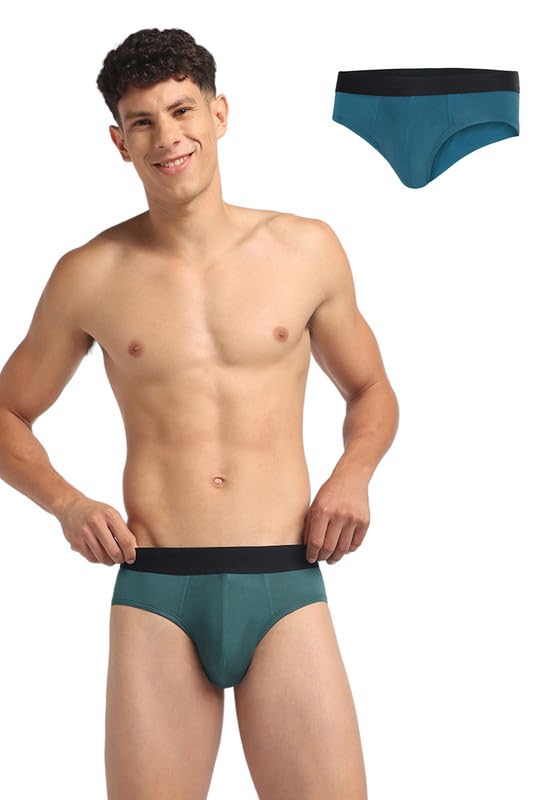 Image of Cresmo Men's|Anti-Microbial Luxury Micro Modal Underwear Breathable Ultra Soft Comfort Lightweight Brief|Pack of 2 |