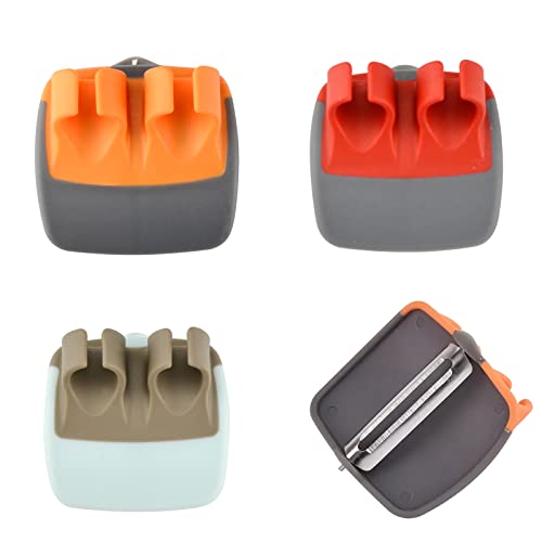Floatdream 4 Piezas Palm Peeler, Pelador Dedo, Pelador de Verduras de Mano, para Pelar Verduras y Frutas