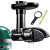 Sapcentrifuge-accessoires voor KitchenAid Artisan, accessoire set voor keukenhulp en keukenmachine, opzetstuk voor groenten en fruit (machine niet inbegrepen, alleen accessoires), zwart