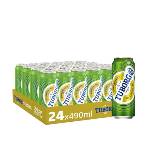 Tuborg Strong Lager Beer 490ml 24s can