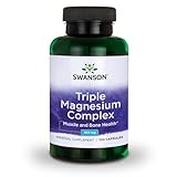 Swanson Triple Magnesium Complex - Mineral Supplement - Natural Support - Featuring Citrate, Oxide & Aspartate - (100 Capsules, 400mg Each)