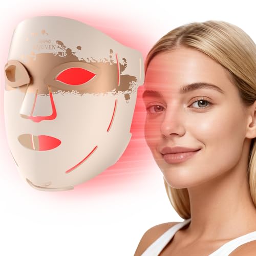 RENPHO Red Light Soft Mask, 630nm/415nm/850nm Near-Infrared Light Mask with 3 Wavelength Combinations, Lamp for Anytime Gold