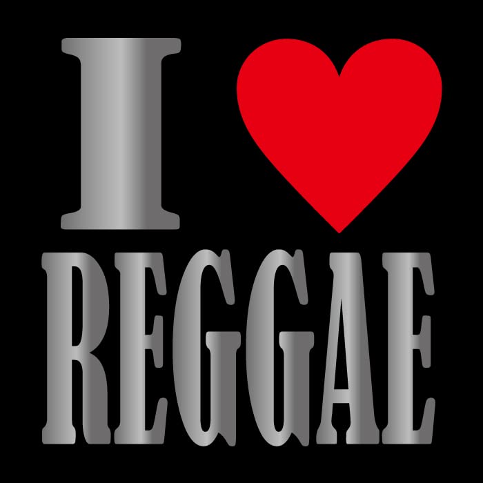 Amazon.co.jp: I LOVE REGGAE 車 ステッカー アイ ラブ レゲエ 音楽