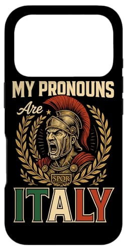 My Pronouns Are Italian Roman Legionary X}zP[X iPhone 17 Pro p