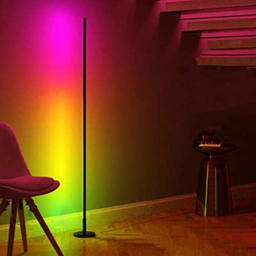 Lámpara de pie LED con temporizador y mando para iluminar rincones oscuros