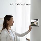 EZVIZ Videocitofono Collegato allo Smartphone, 7 Pollici Touch Monitor, Visione Notturna, Unlock Remote, 2K, Rilevamento Umano, Opzione RFID, Impermeabile CP7 - 7
