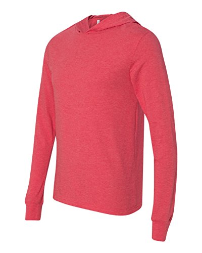 Bella Canvas Jersey Long-Sleeve Hoodie (3512) Heather Red, L2