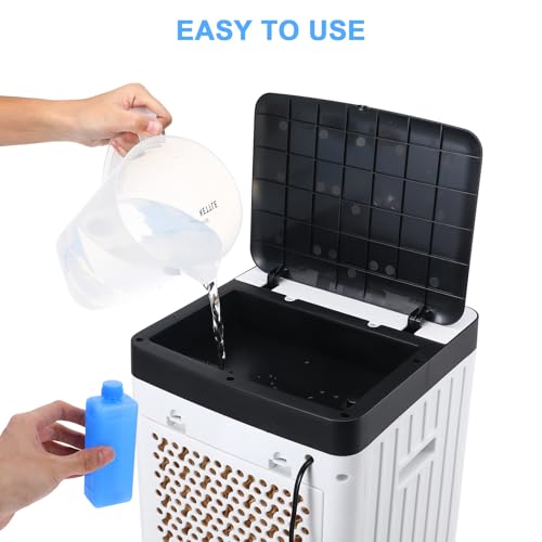Image of Housoutil Small Ice Packs for Lunch Box, 15Pcs Reusable Freezer Blocks for Air Conditioner Cooler, Slim Portable AC Water Chiller Box, Hard Shell Ice Pack for Lunch Bag Fan Cooler