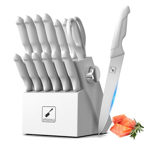 imarku Kitchen Knife Set, Japanese Knives Set For Kitchen, Stainless ...