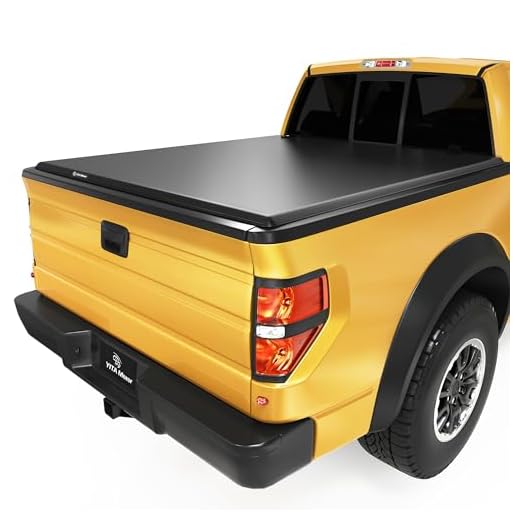 YITAMOTOR Soft Tri-fold Truck Bed Tonneau Cover Fits for Ford F-150 2009-2014 with 5.5 ft Bed