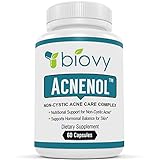 ACNENOLTM - #1 Noncystic Acne Pills by Biovy - Acne Supplement Specially Formulated To Effectively Promote Healthy Response to Noncystic Acne