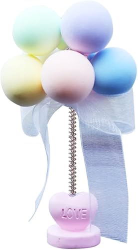 SEADEAR Adorno de tablero de automóvil, globo Bobblehead decoración de tablero de automóvil, accesorios para el interior del automóvil, adornos de