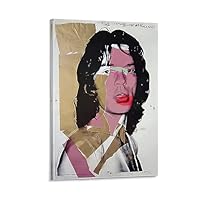 ミックジャガー／アンディ・ウォホール　来日公演　b全ポスター　美品 Andy Warhol（アンディ・ウォーホル）Mick Jagger ミック