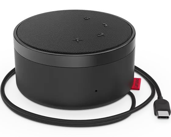 Lenovo Go Wired Speakerphone, Black, Standard - Image 4