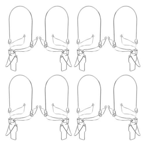 ARTSEWPLY Fibbia di Fissaggio in Metallo per Barattoli di Vetro Set da 8 Pezzi con Chiusura a Filo Sigillante ad Alte Prestazioni Morsetto Resistente per Contenitori e Bottiglie per Uso
