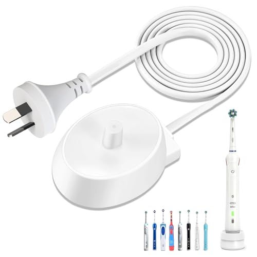 Electric Toothbrush Charger for Braun Oral-B 3757 Charger, Replacement Chargers for Oral B 3757 for B-raun Oral b D36 D12 OralB Pro 600 1000 4000 5000 7000, Braun 370, Genius 8000N 9000N
