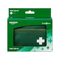 Amazon Basic Care - Kit di pronto soccorso, Verde, 56 unità
