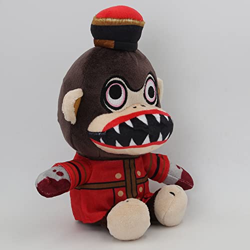 Zcpace 7.8'' Dark Deception Murder Monkey Plush Toy Fear Terror Horror Scary Monkey Stuffed Animal Plushie Pillow Doll Game Decor (7.8'', Murder Monkey) #TOP3
