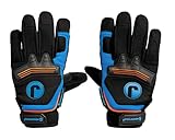 Jonard Tools WG-100M Heavy Duty Work Gloves for Cable & Telecom Professionals – Foldable Finger Caps for Fiber Optics, Impact Protection, Reinforced Grip, Touchscreen Compatible (Medium)