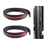 2PCS 3.28Ft Automotive Weather Stripping Door Seal,Thickened Car Door Weather Stripping for Noise & Dust Protection,Self-Adhesive Car Rubber Edge Trim Cars Accessories (A-Pillar)
