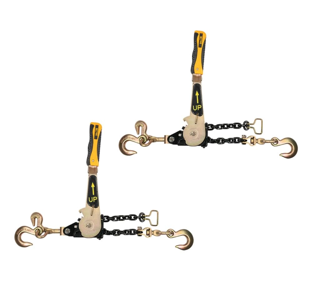 Mytee Products 2 Pack EZ Ratchet Chain Load Binder with 5/16