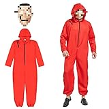 herren anzüge modern fit 👫【Haus Kostüm Des Geldes Set】 Insgesamt 2 Stück. Sie erhalten 1 money heist costume, 1 maske. Mit diesem Cosplay Kostüm fühlt sich Ihr wie eine echte Person die Welt der Fernseh-Drama!