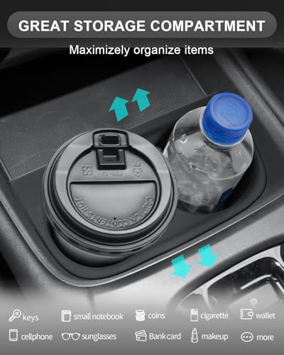 Image of CDEFG for 2023 2024 2025 2026 Honda HR-V Center Console Organizer Tray for 2023-2026 Honda HR-V(Sport,EX-L,LX) Accessories Console Tray Storage Box Cup Holder