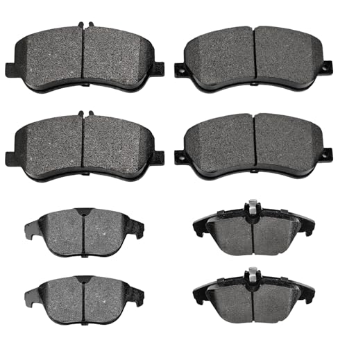 Image of Brake Pads Fit for 2013-2015 Mercedes-Benz GLK250,2010-2015 GLK350 | D1406 D1341 Front Rear Brake Pads Fit for 2013-2015 Mercedes-Benz GLK250, 2010-2015 Mercedes-Benz GLK350