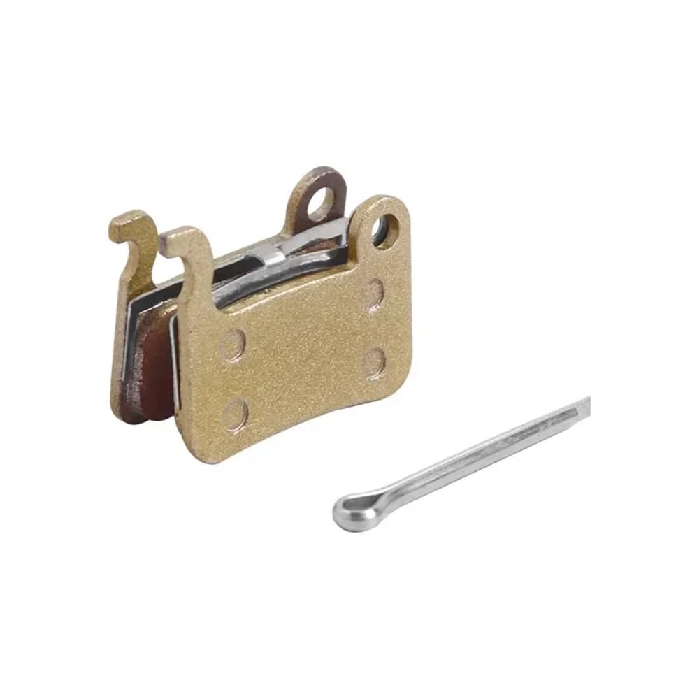 RCTGPGJAC Resin Semi-Metallic Disc Brake Pads Compatible With Inokim OX Electric Scooter OXO SUPER HERO ECO Replacement Parts(Gold)