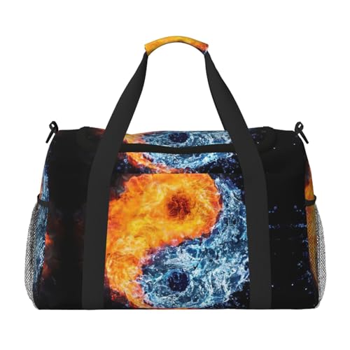 Sac de voyage pour femme yin yang fini le stress des bagages trop lourds