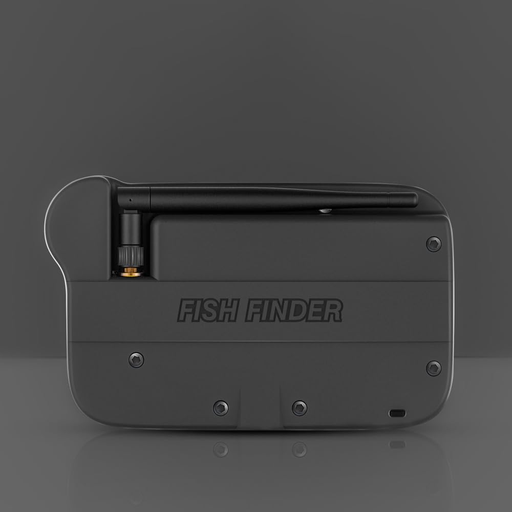 Ecoscandaglio Ricaricabile, Ecoscandaglio subacqueo ecoscandaglio Wireless da 3,5 Pollici con rilevatore di Pesca