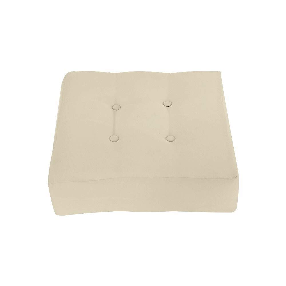 Prolinemax Knife Edge w/Buttons Ottoman Cushion Chair Seat in/Outdoor Polyester 16 x 16 x 5 -AD006