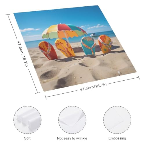 Servilletas de tela cuadradas con estampado floral, set de 2 miniatura 2