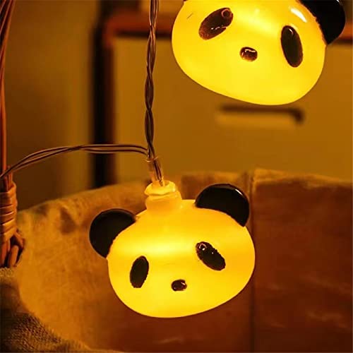 Guirnalda de luces LED con batería Panda pequeño miniatura 2
