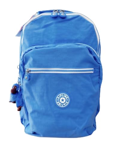 Kipling Mochila para laptop Seoul extragrande de 17 polegadas, Azul Bouncy, Large, Mochila Seoul extragrande para laptop de 43.2 cm, durável, espaçosa com alças acolchoadas