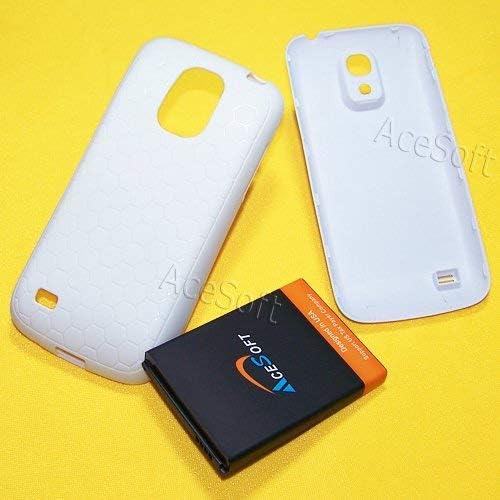 Business Spare 6400mAh Galaxy S4 Mini Extended Double Layer Battery Battery Back Cover TPU Case Compatible with Generic Samsung Galaxy S4 Mini SCH-I435L
