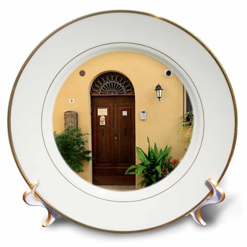 3dRose Architecture. Pienza. UNESCO World Heritage Site. Italy. Plate, 8