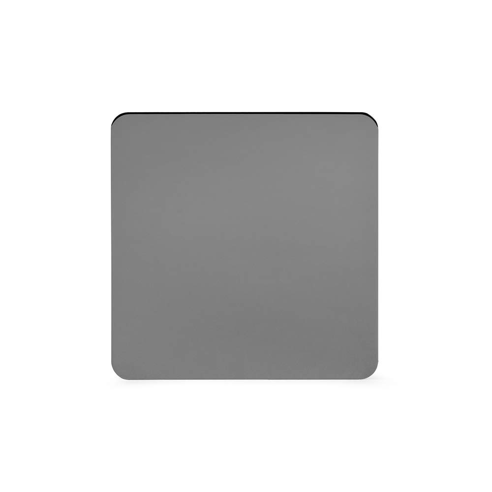 The Soho Lighting Company Black Nickel Soho Lighting Flat Plate Single Blank Plates Screwless